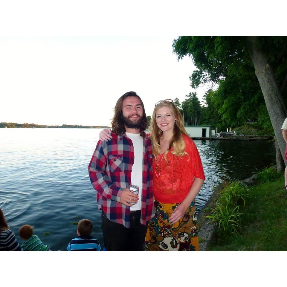 A night at the Skelding cottage, with the St. Lawrence as our backdrop!