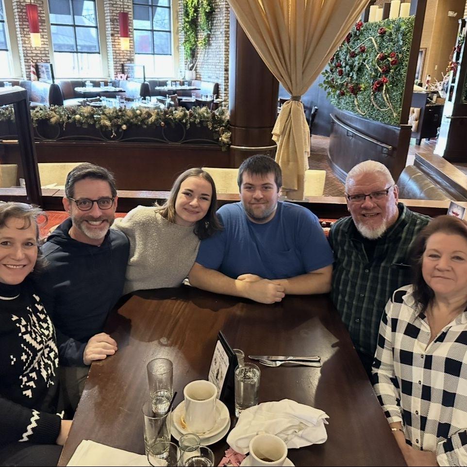 Katie's parents and Vinny's mom and stepdad