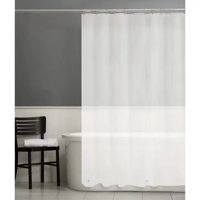 Simply Essential™ 70-Inch x 72-Inch Lightweight PEVA Shower Curtain Liner in Frost