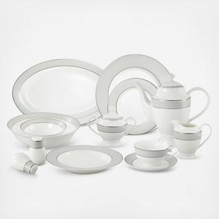 Dontella 57-Piece Bone China Dinnerware Set, Service for 8