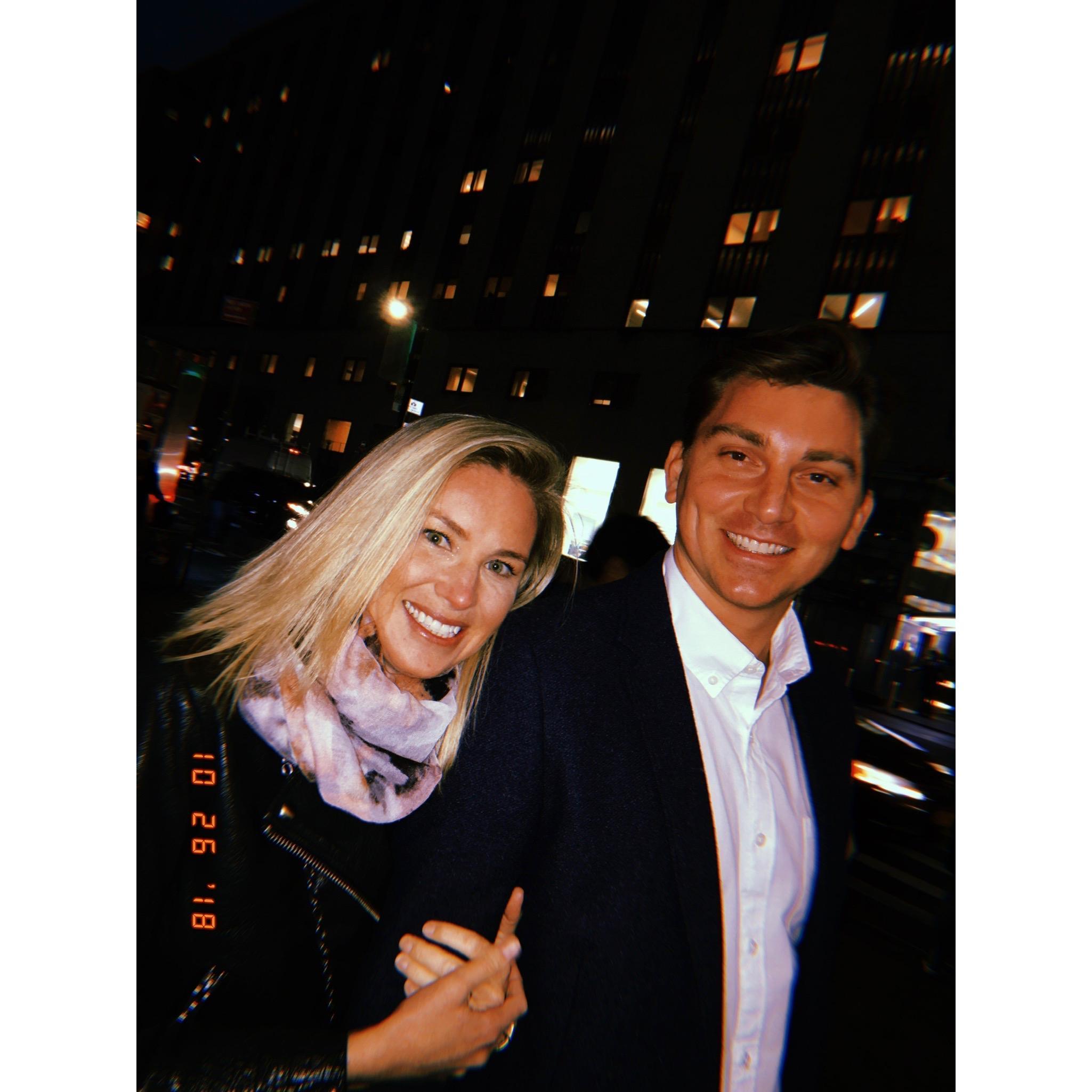 In New York, right after she said "I do." Couldn't be happier, 2018
