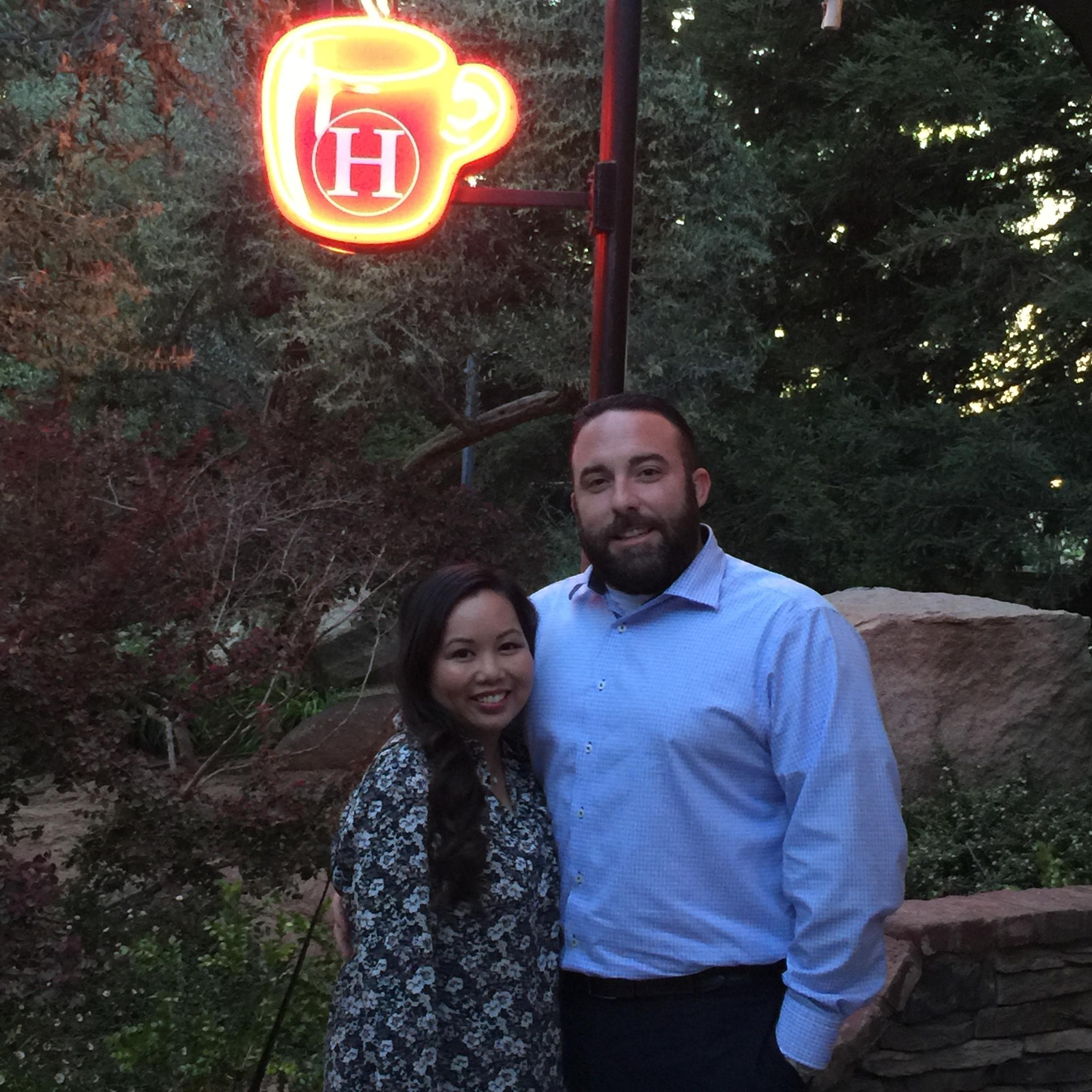 At Holland Park West during the food tasting event! "H" for HANLEY!