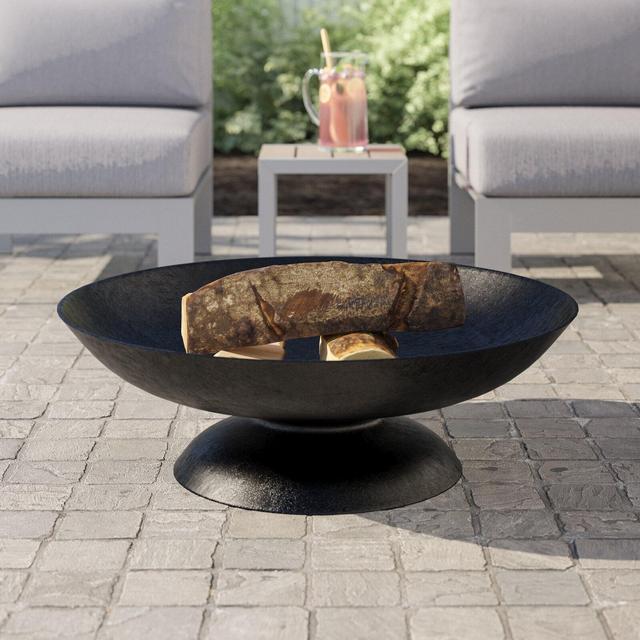 Howland 10'' H x 31'' W Cast Iron Wood Burning Outdoor Fire Pit