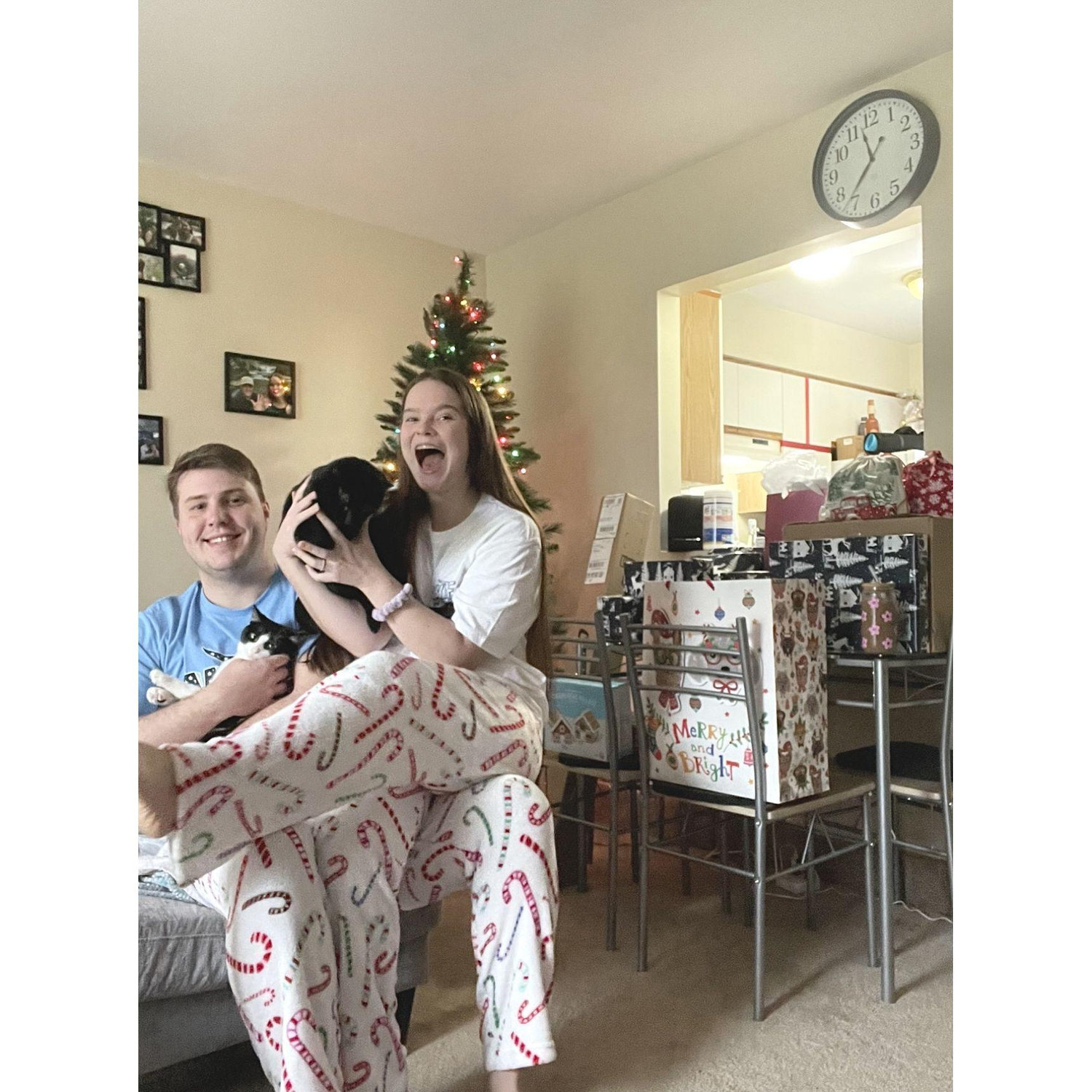 The first time we got to spend Christmas together!