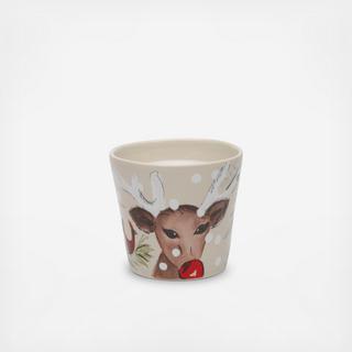 Deer Friends Holiday Votive Candle
