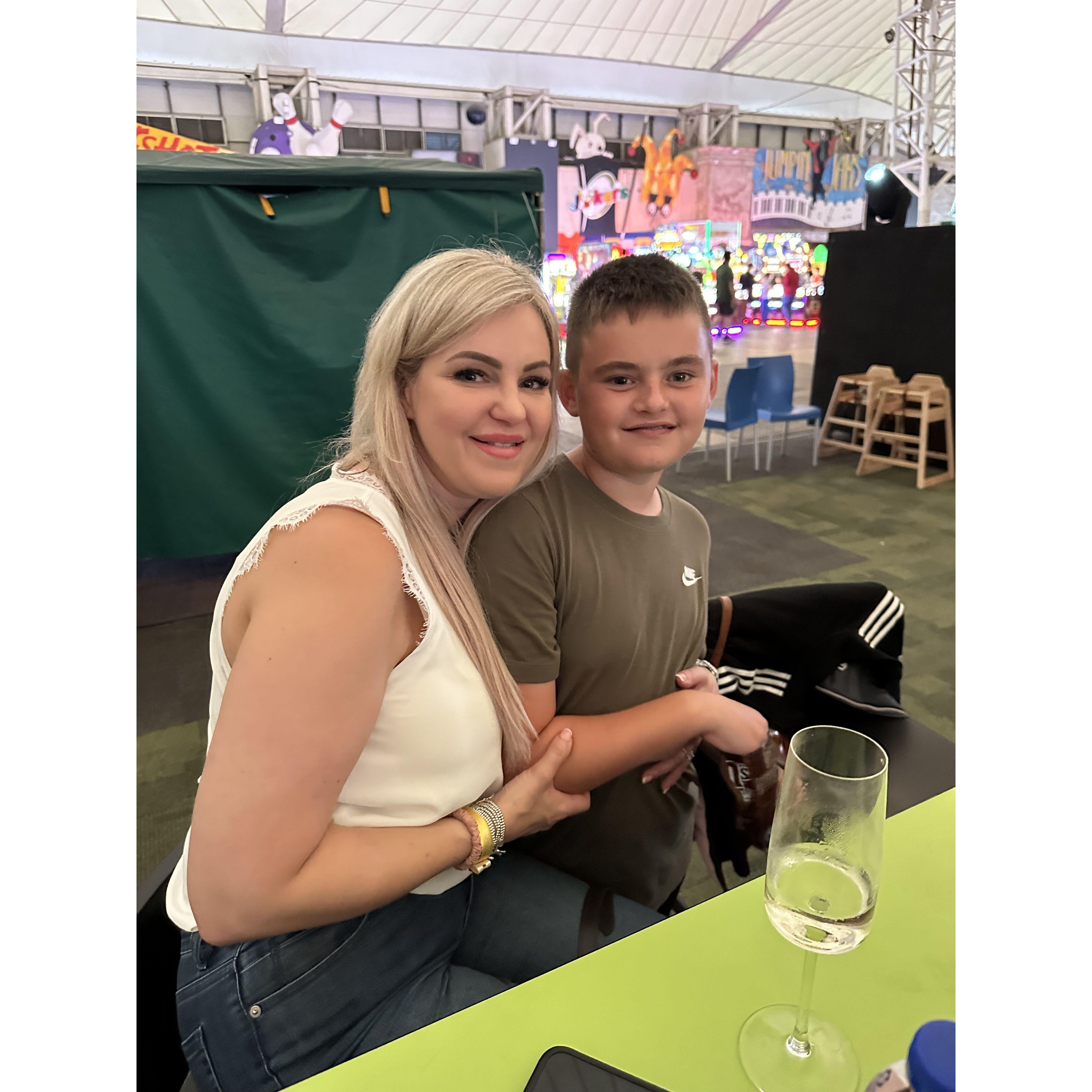 Mum and son