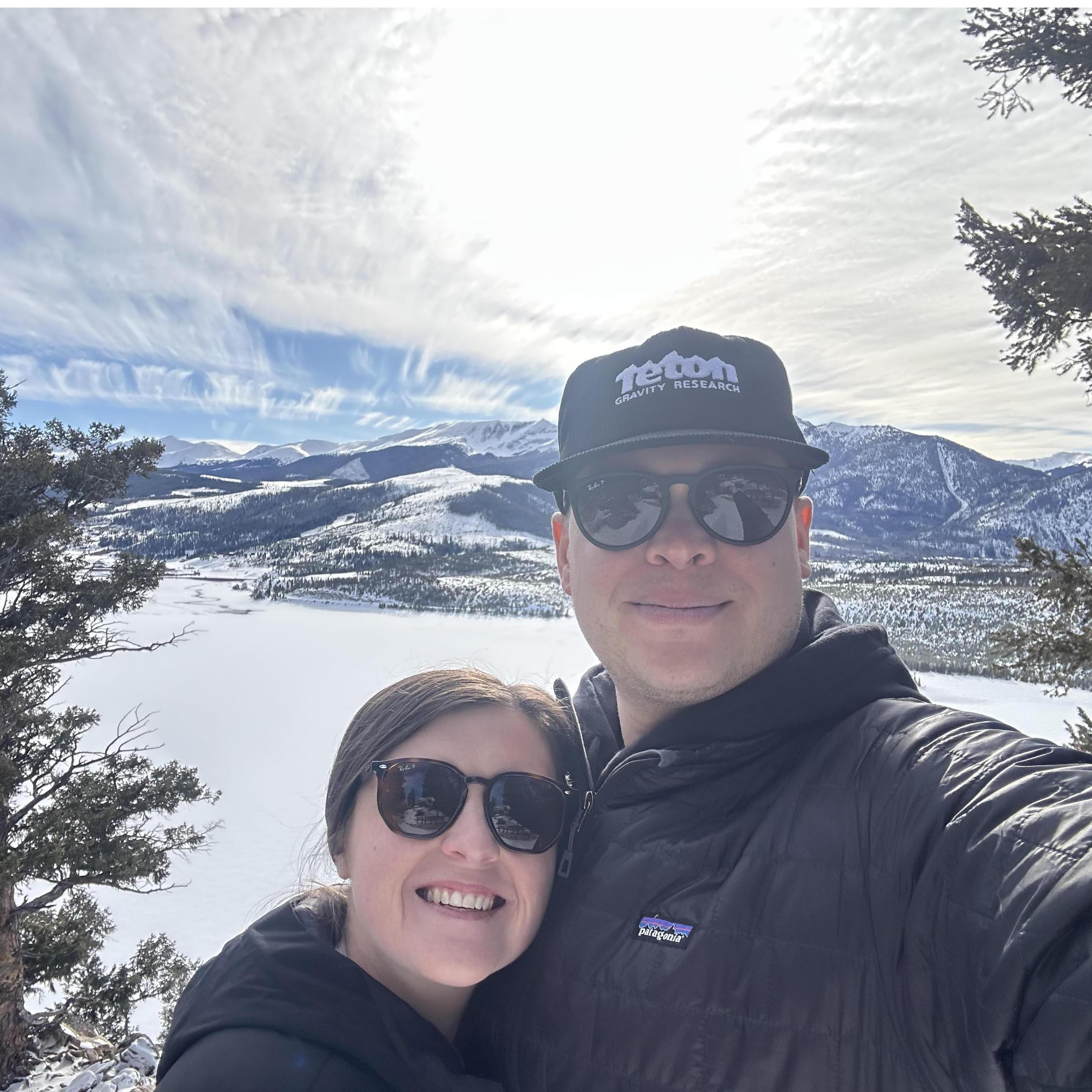 We went back to where Chris proposed at the end of the trip!