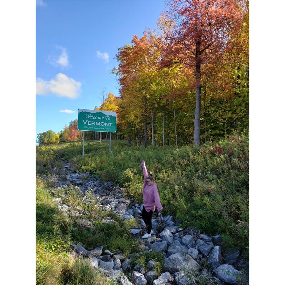 I made Daniel pull off the highway to take this sign when we first drove into Vermont, where we lived for over a year and a half from 2020-2022