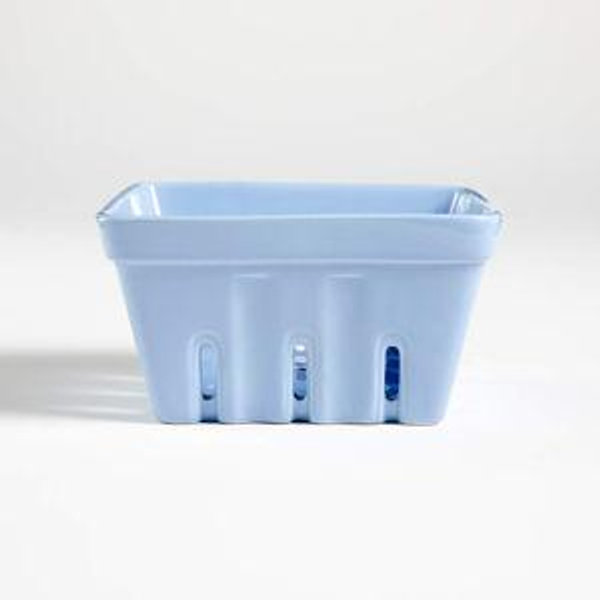 Blue Berry Basket Colander + Reviews | Crate & Barrel