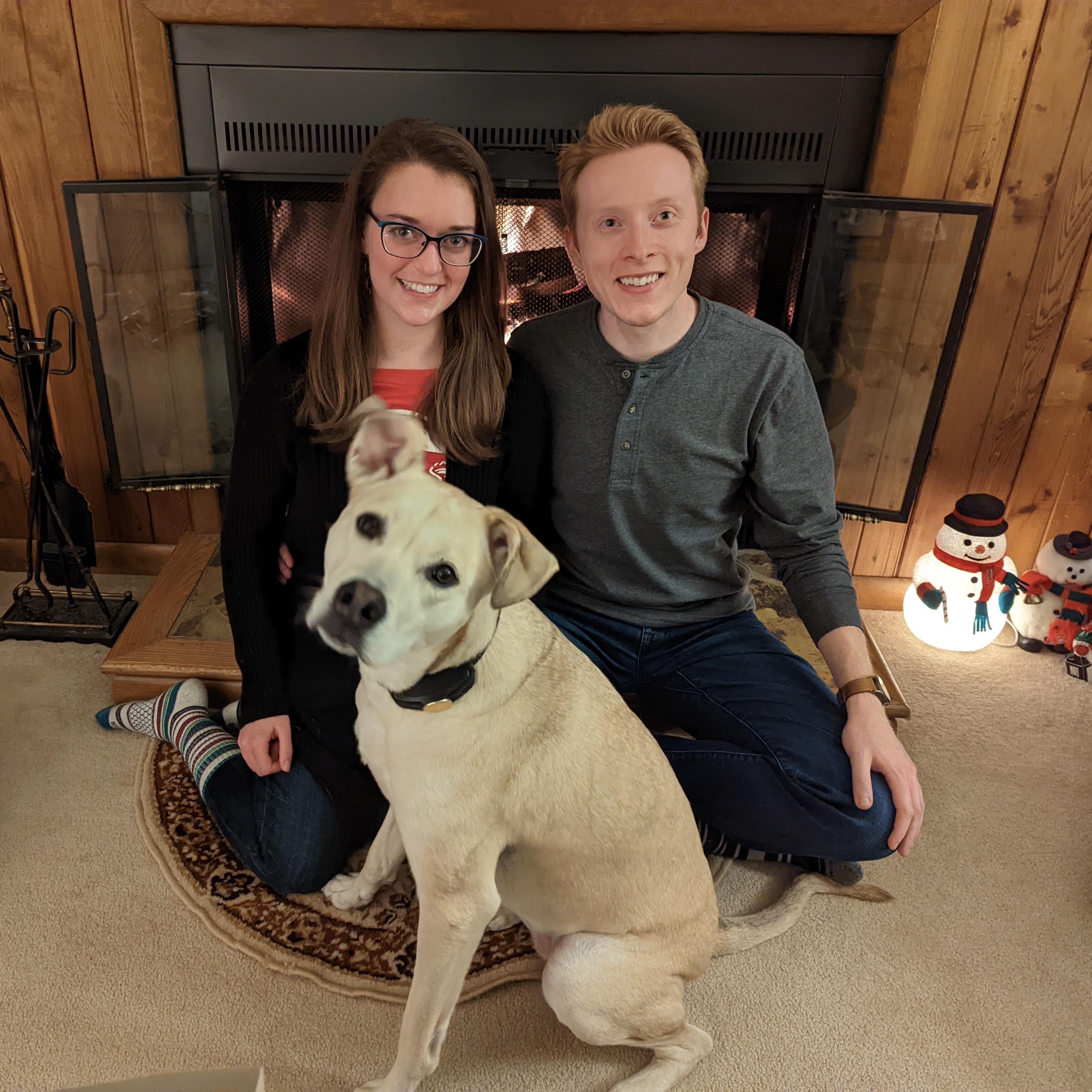 Pepper (John and Kathy's dog) is an integral part of our life, even if Colleen is allergic to her saliva - December 2021
