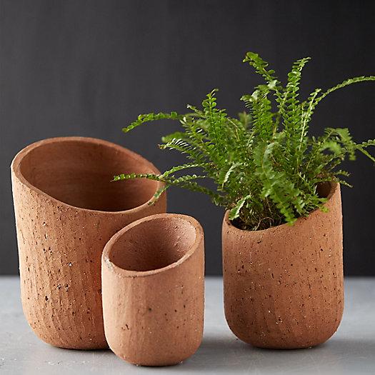 Sliced Stoneware Pot