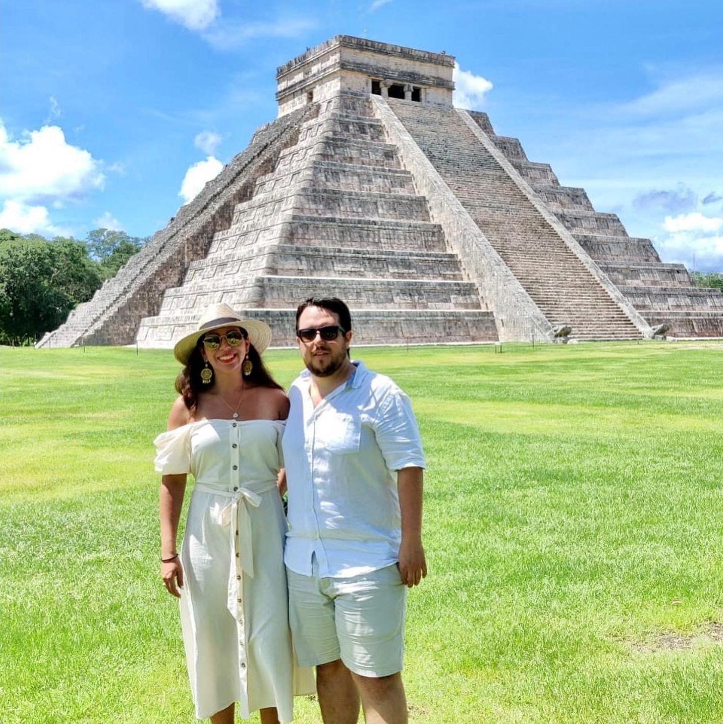 Third Wonder of the World together - Chichen Itza