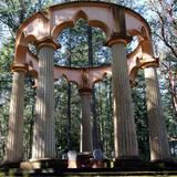 Walk to the John S. McMillin Memorial Mausoleum