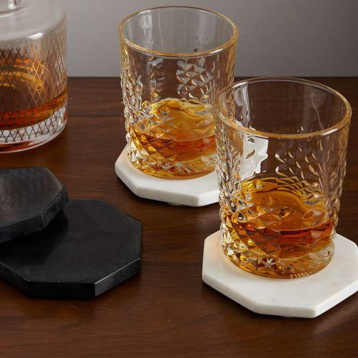 Stone Hexagonal Coasters (Set of 4)