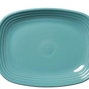 Fiesta 12 Inch Large Rectangular Platter - color "turquoise"
