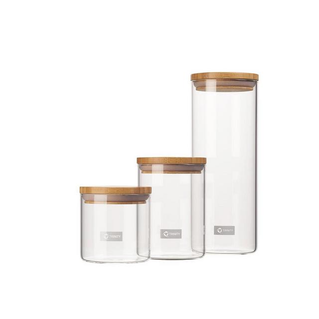 TRINITY Glass Canister Set