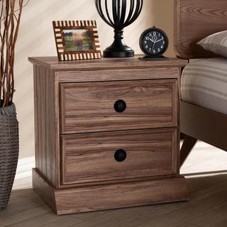 Ryker Modern and Contemporary 2-Drawer Nightstand