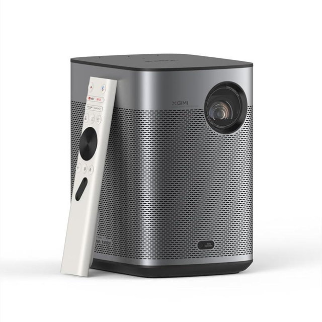 XGIMI Halo+ GTV NEW Portable Projector, Google TV with Licensed Netflix, 700 ISO Lumens, 2 x 5W Harman Kardon Speakers, Auto Focus, ISA, Wi-Fi, Built-in Battery with 2.5 Hours Playtime