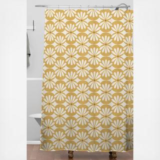 Solstice Goldenrod Shower Curtain