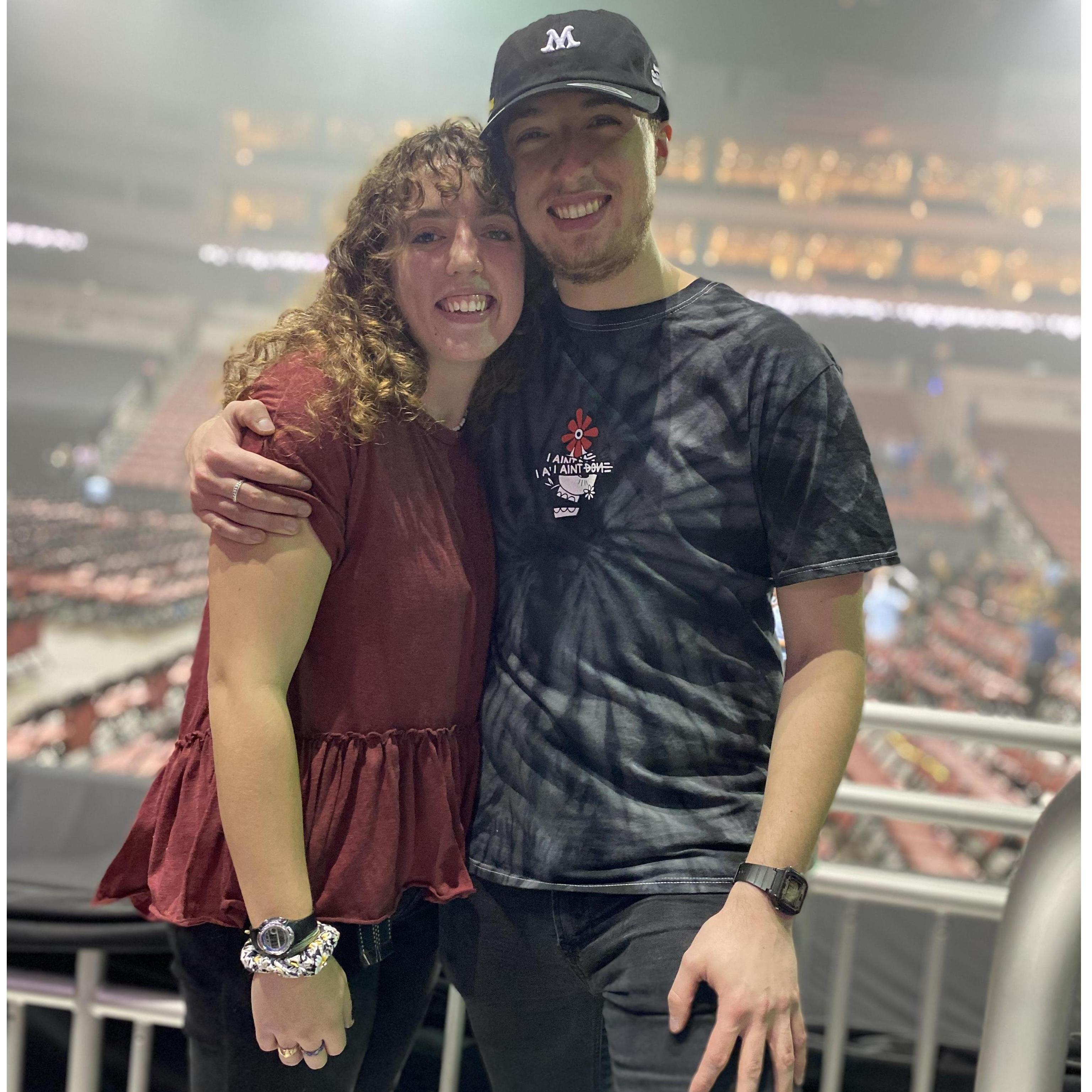 WinterJam concert in Wichita for Adrian’s birthday!