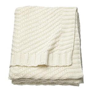 Ikea JENNYANN Throw, white