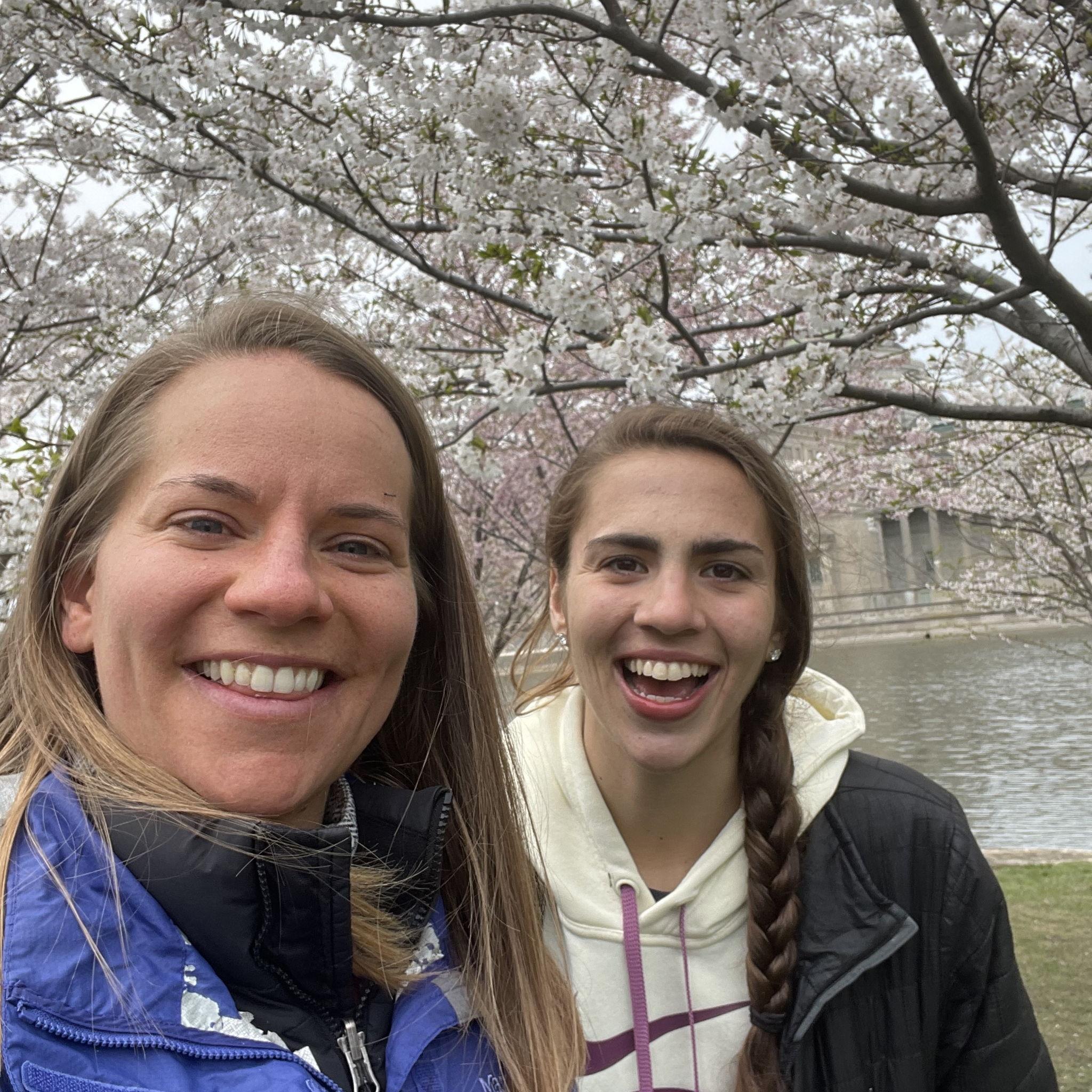 Two "friends" hanging out in April 2022...