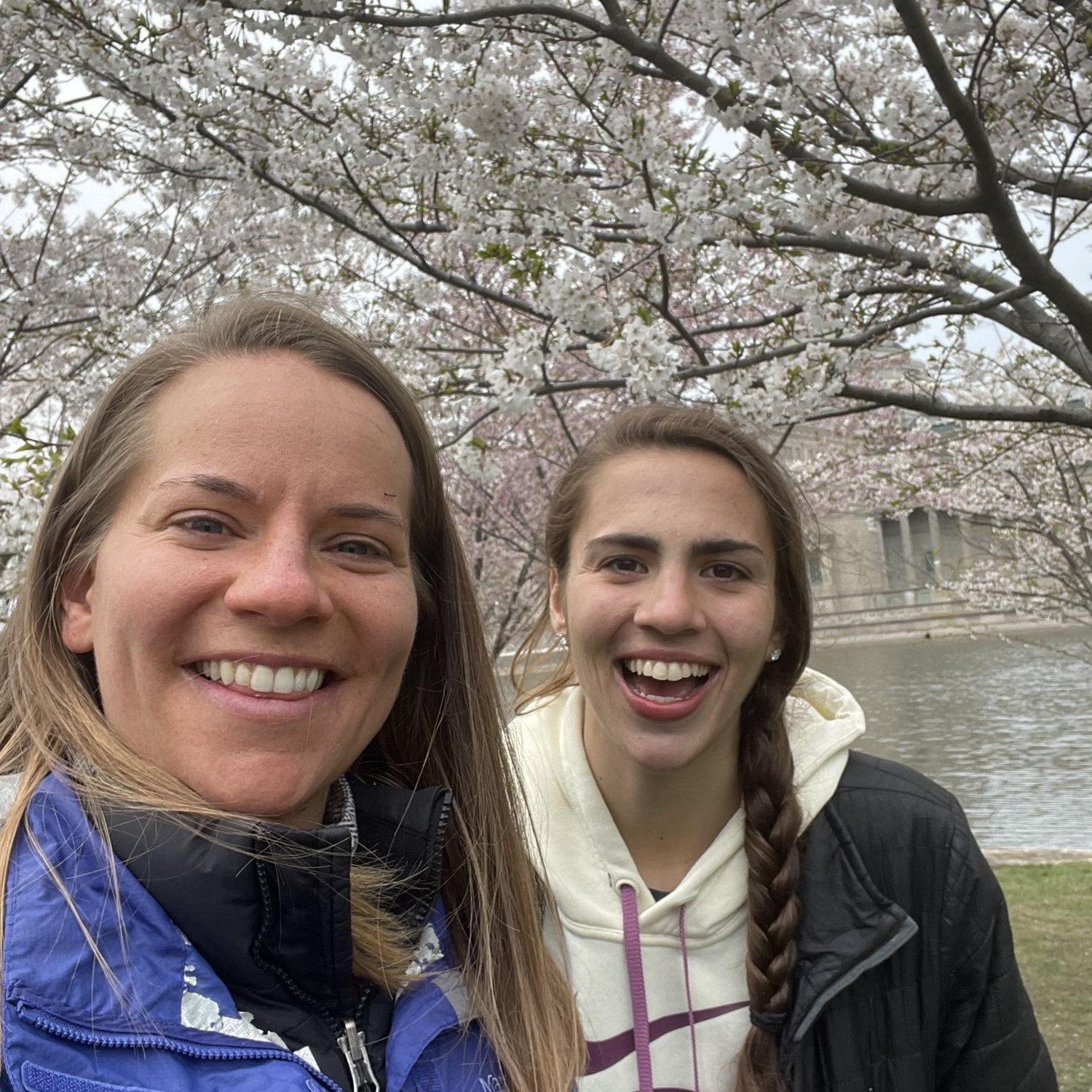 Two "friends" hanging out in April 2022...