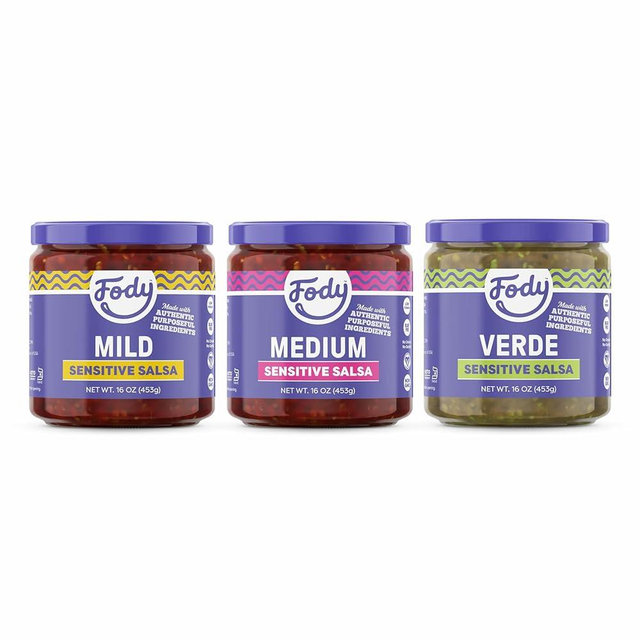 Fody Foods Salsa Variety Pack, 16 Oz (Pack of 3), Garlic and Onion Free, Low FODMAP Certified, Gut & IBS Friendly, Vegan, Non-GMO, Gluten Free, Keto Friendly