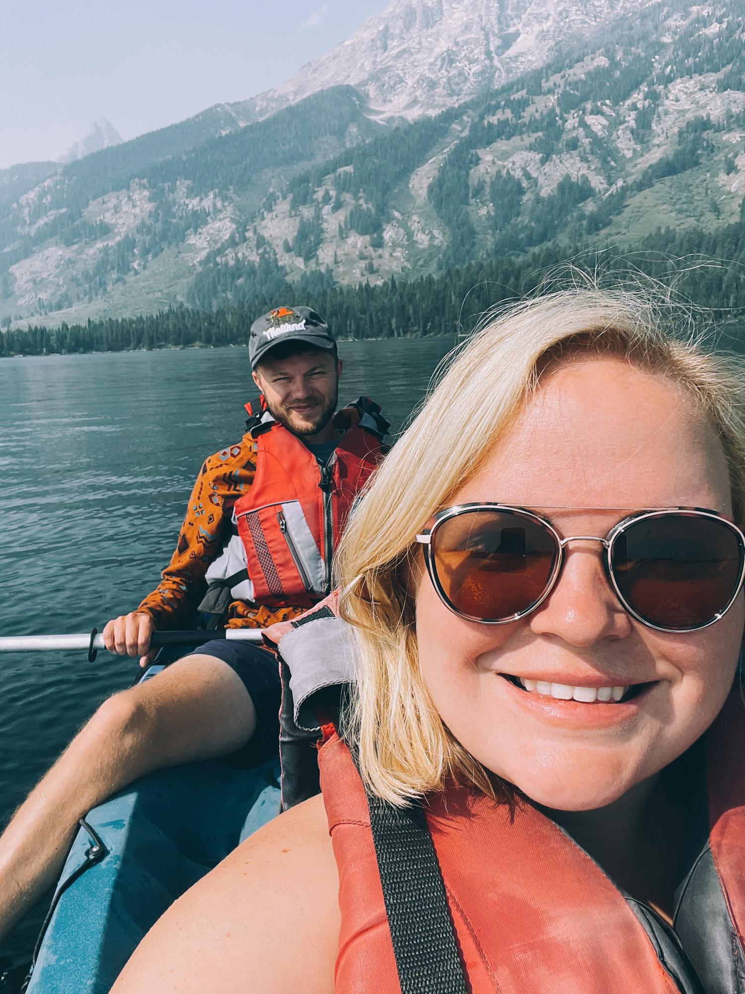 Kayaking in Jenny Lake, Wyoming | 2021