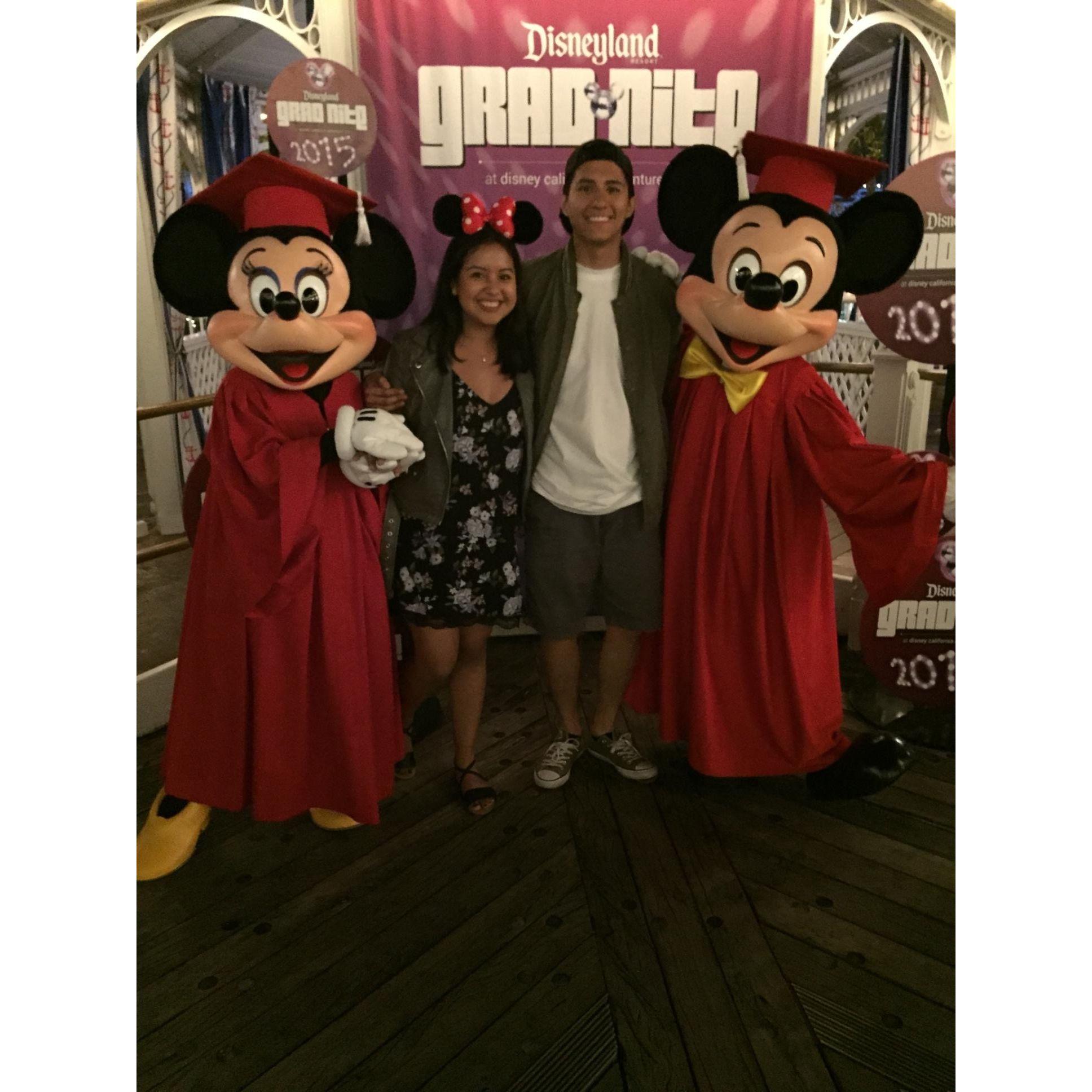 Highschool grad night at Disney