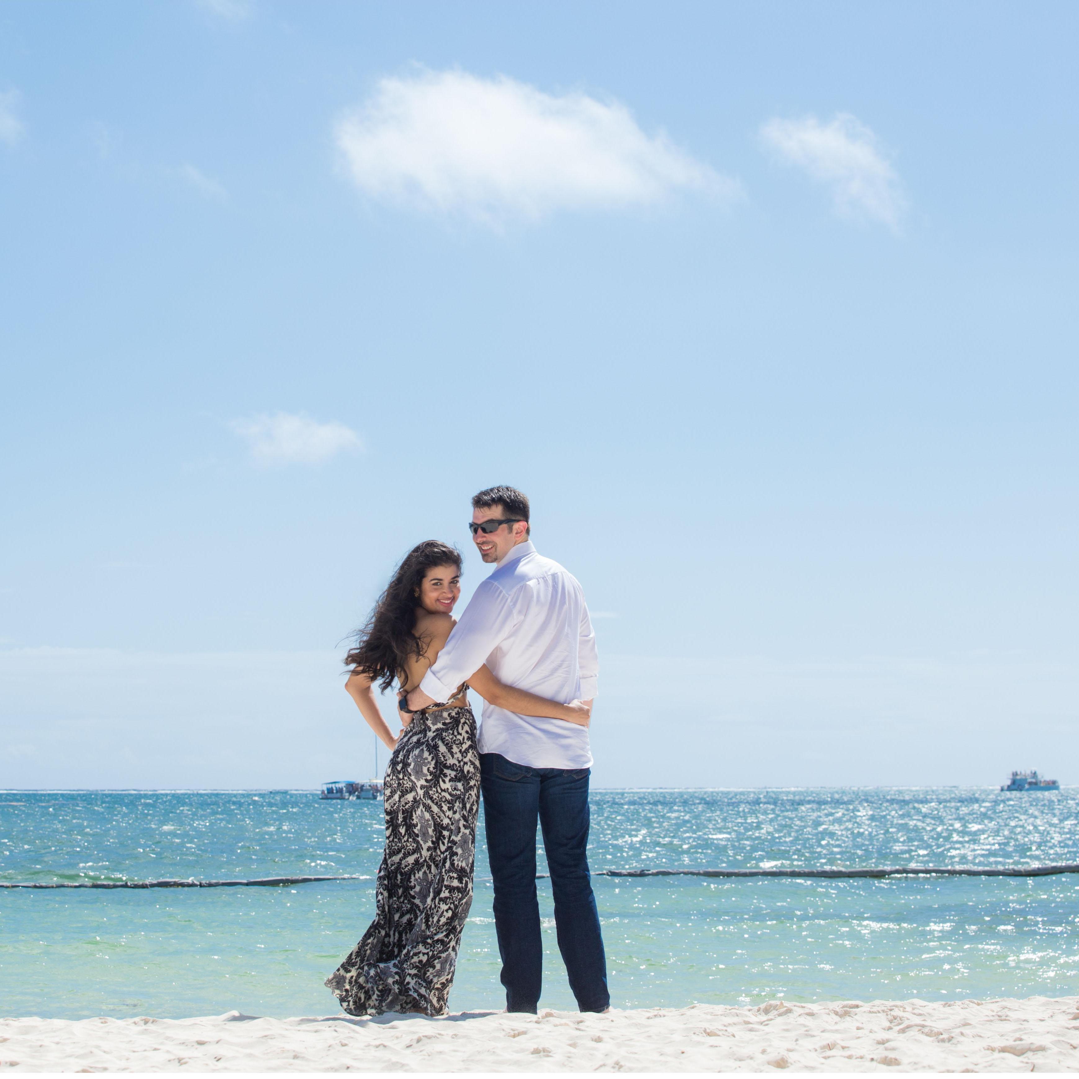 Engagement pictures in Punta Cana, DR.
