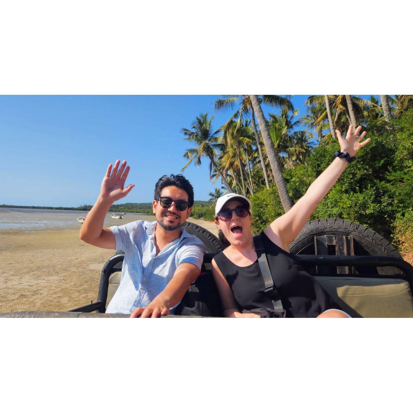 Cruising around Inhaca Island, Mozambique