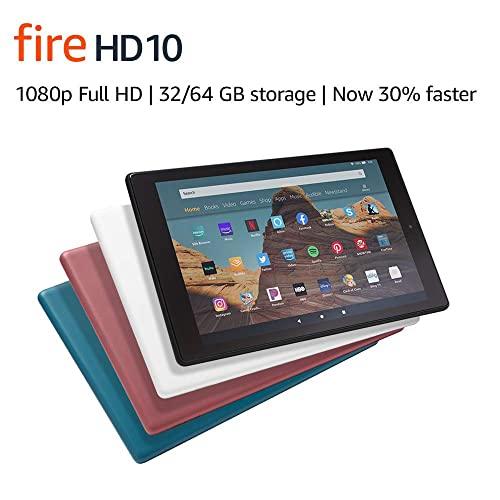 Fire HD 10 Tablet (10.1" 1080p full HD display, 32 GB) – Black