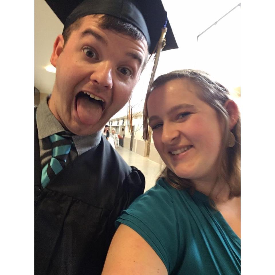 Owen's USM graduation, May 2017.
