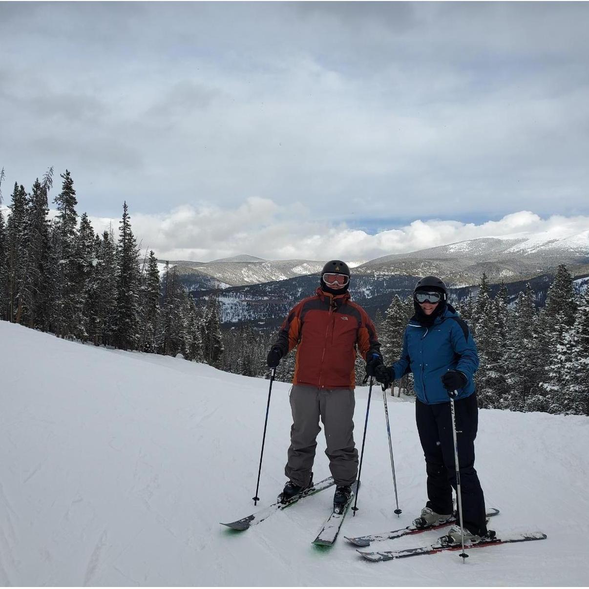Vacations to ski and golf are our favorite way to spend our free time!