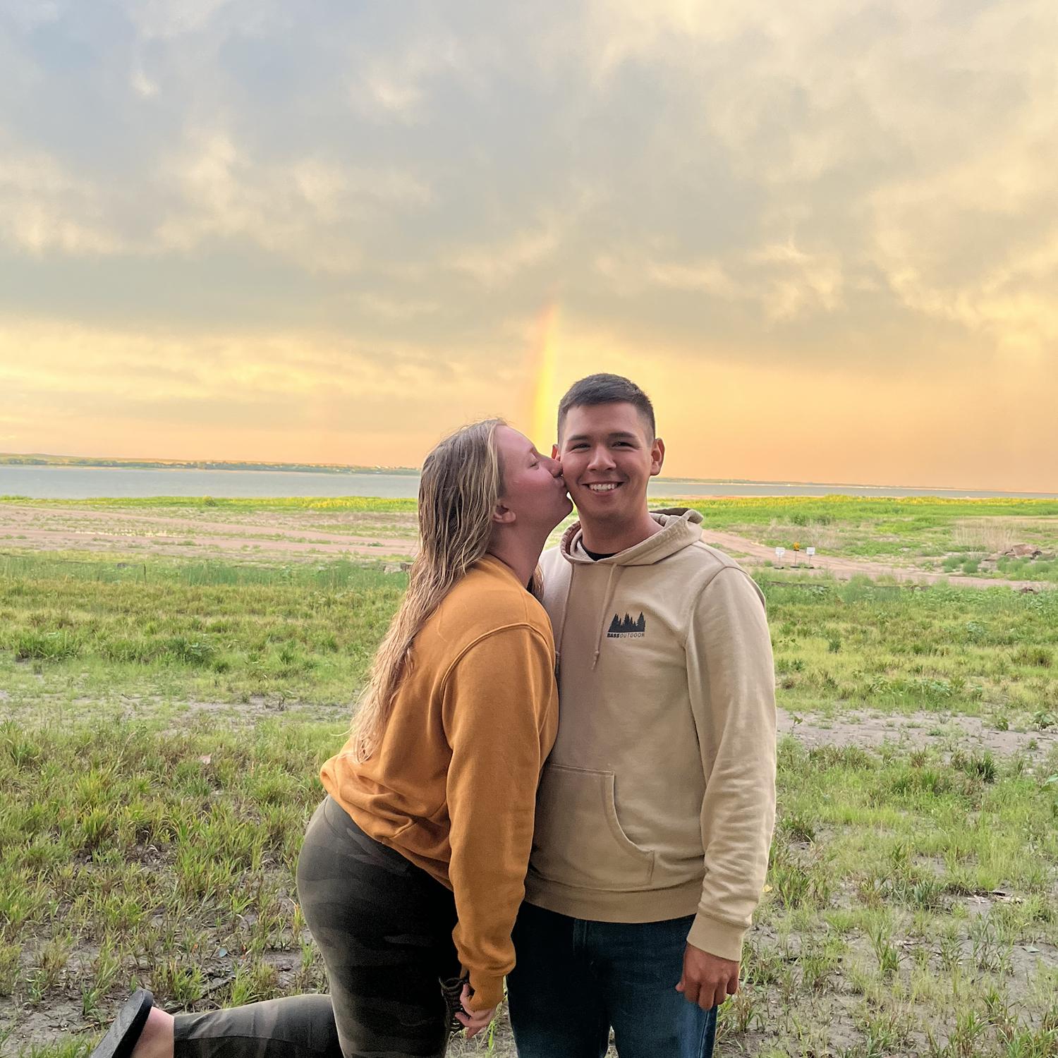 On our camping trip at Lake McConaughey, God reminded us that He will never flood the Earth again.🌈
