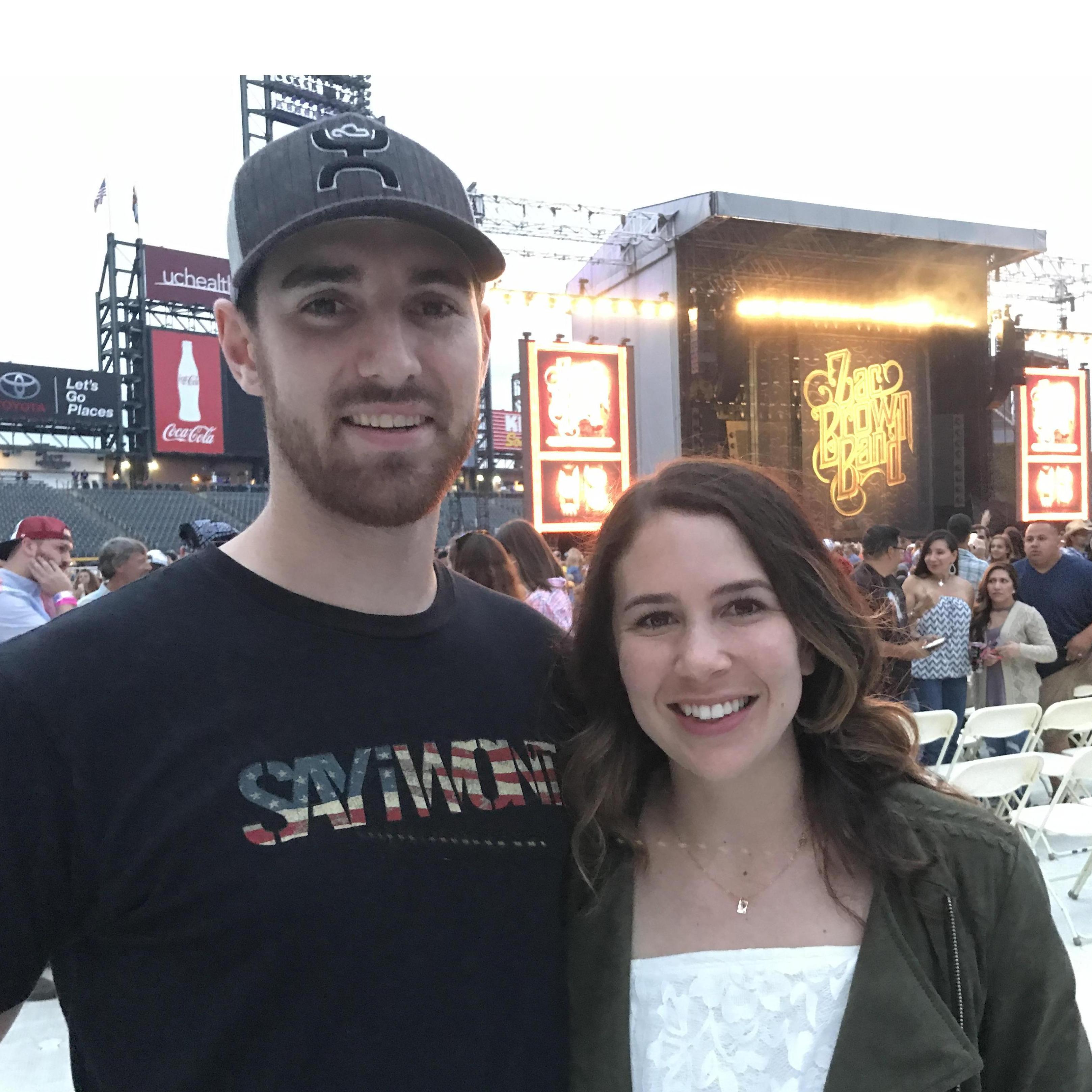 Catching Zac Brown Band in concert
