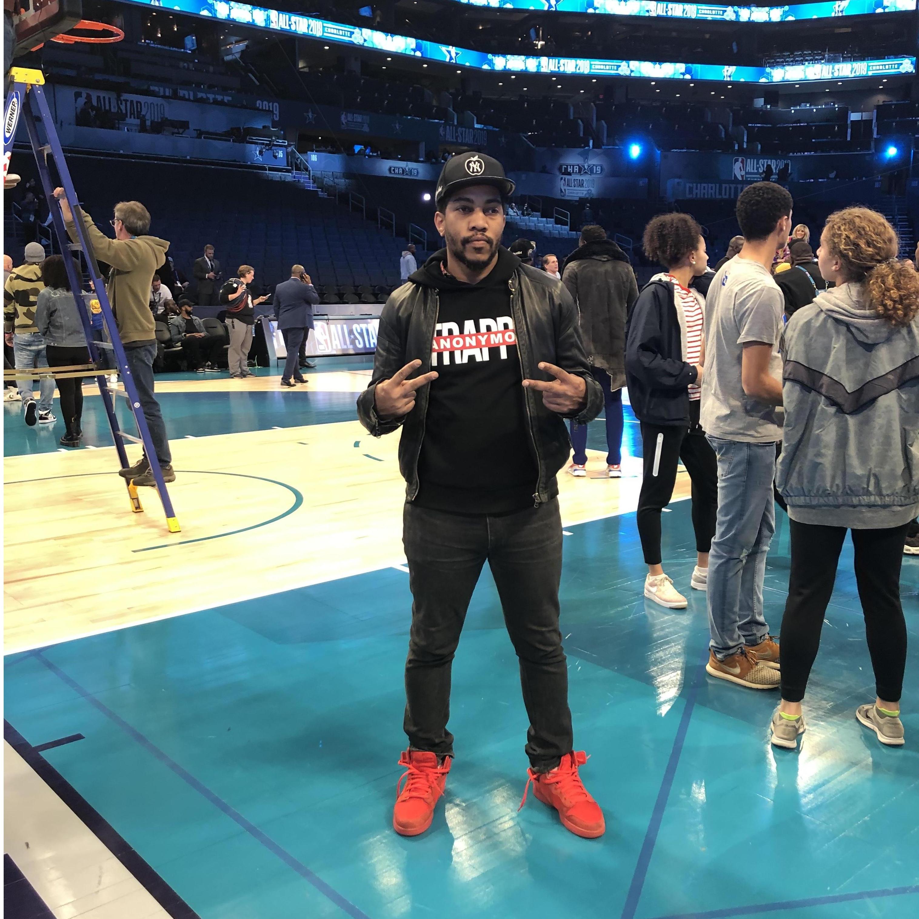 Why yes, we DID go to the NBA All Star game in Charlotte, 2019. :)