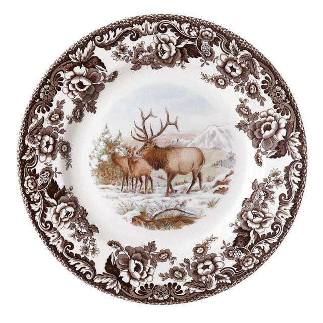 Spode Woodland Elk Salad Plate