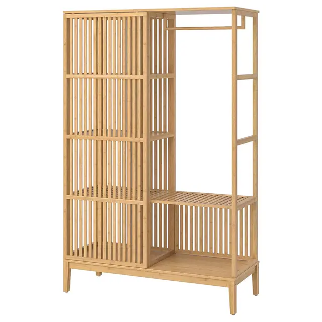 NORDKISA Open Wardrobe with Sliding Door