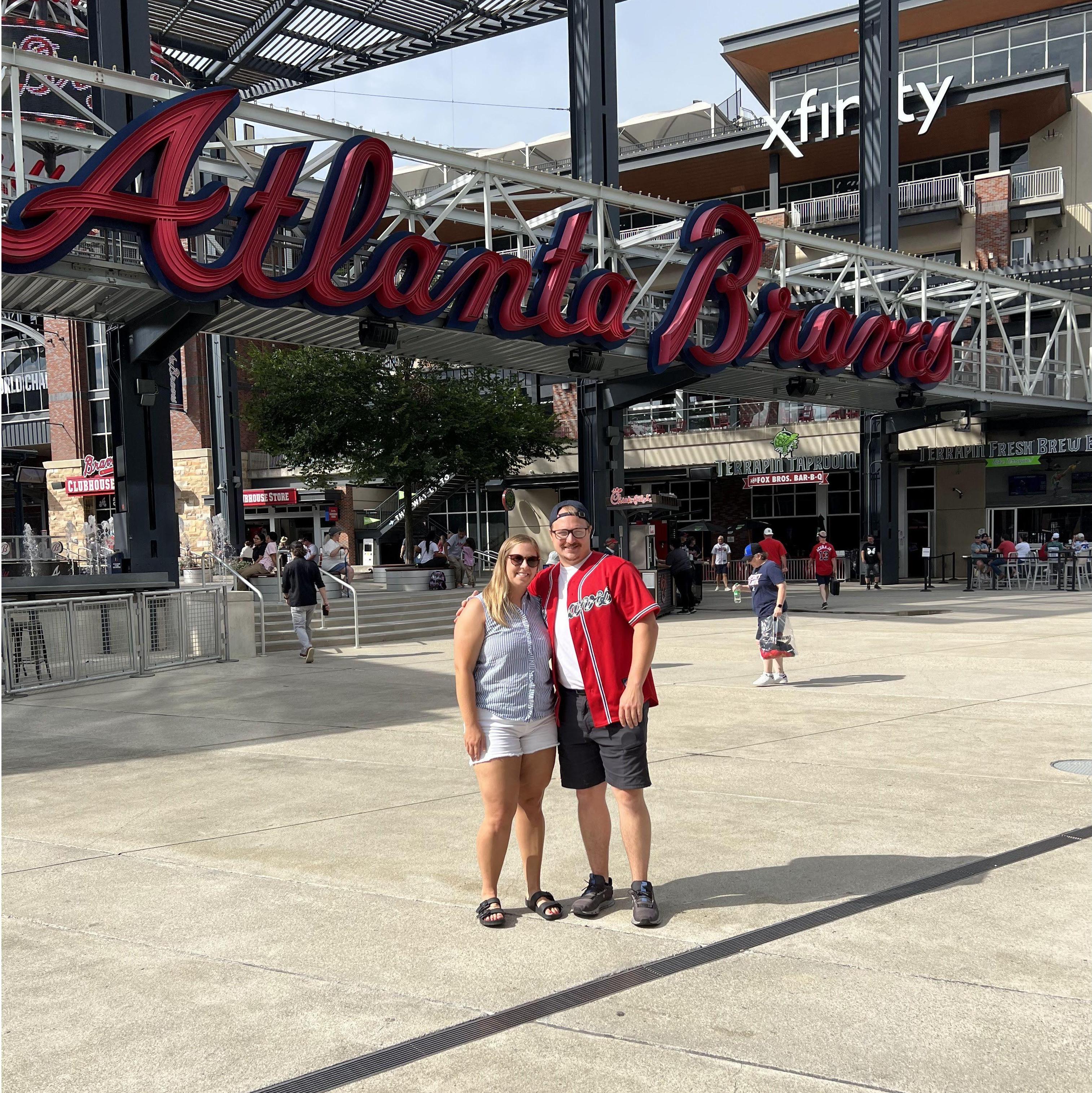 Braves game in Atalanta Georgia September 2023