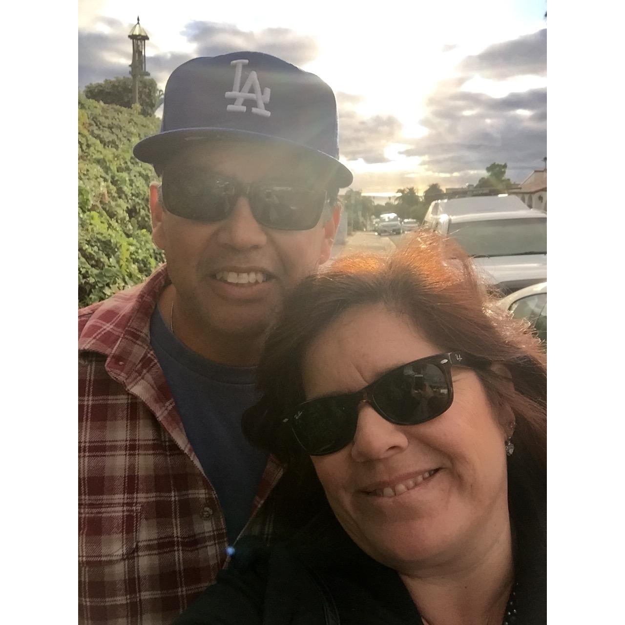 On our fourth date in San Clemente.  We got Chocolate wine and thin mint wine! it was delish.