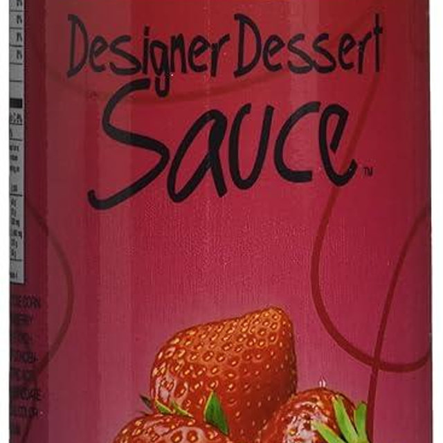 Lyons Designer Dessert Sauce, Strawberry, 16 Ounce Bottle