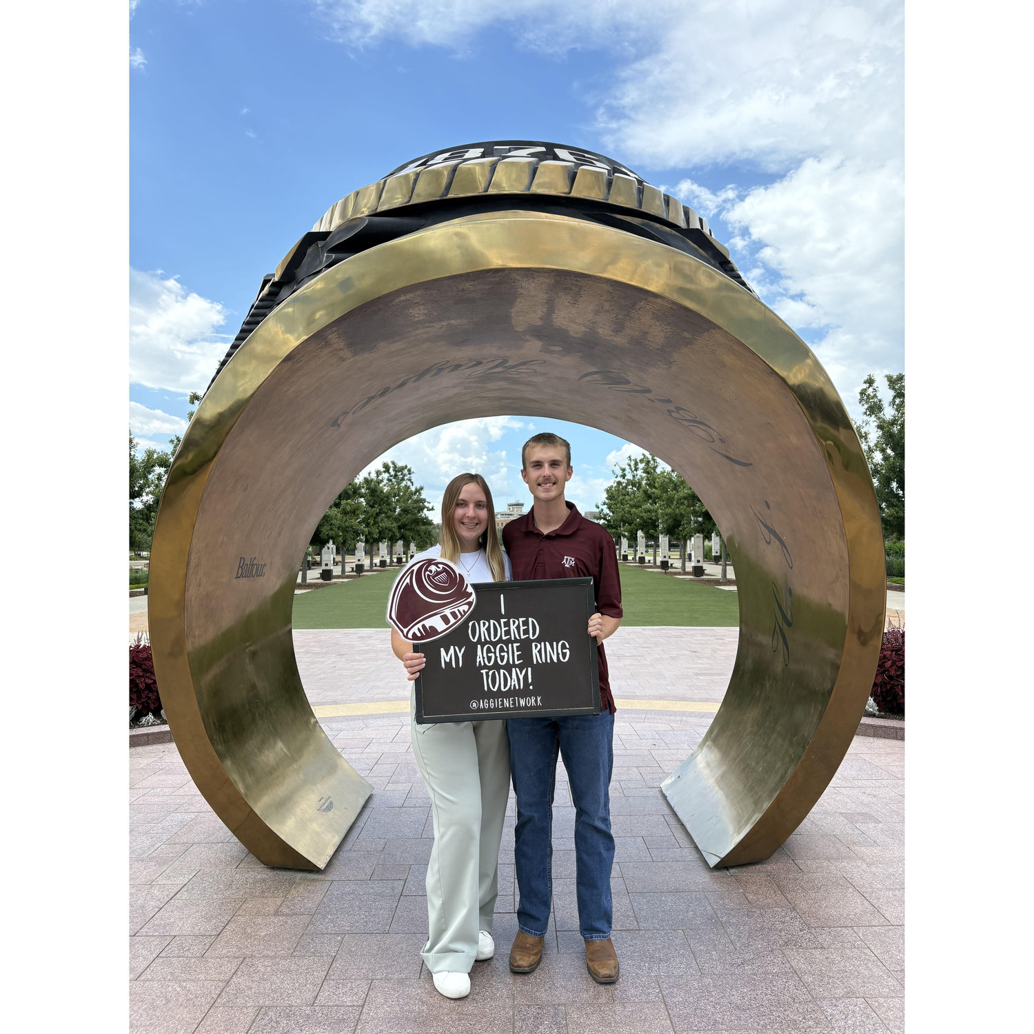 We ordered our Aggie Rings! 2025