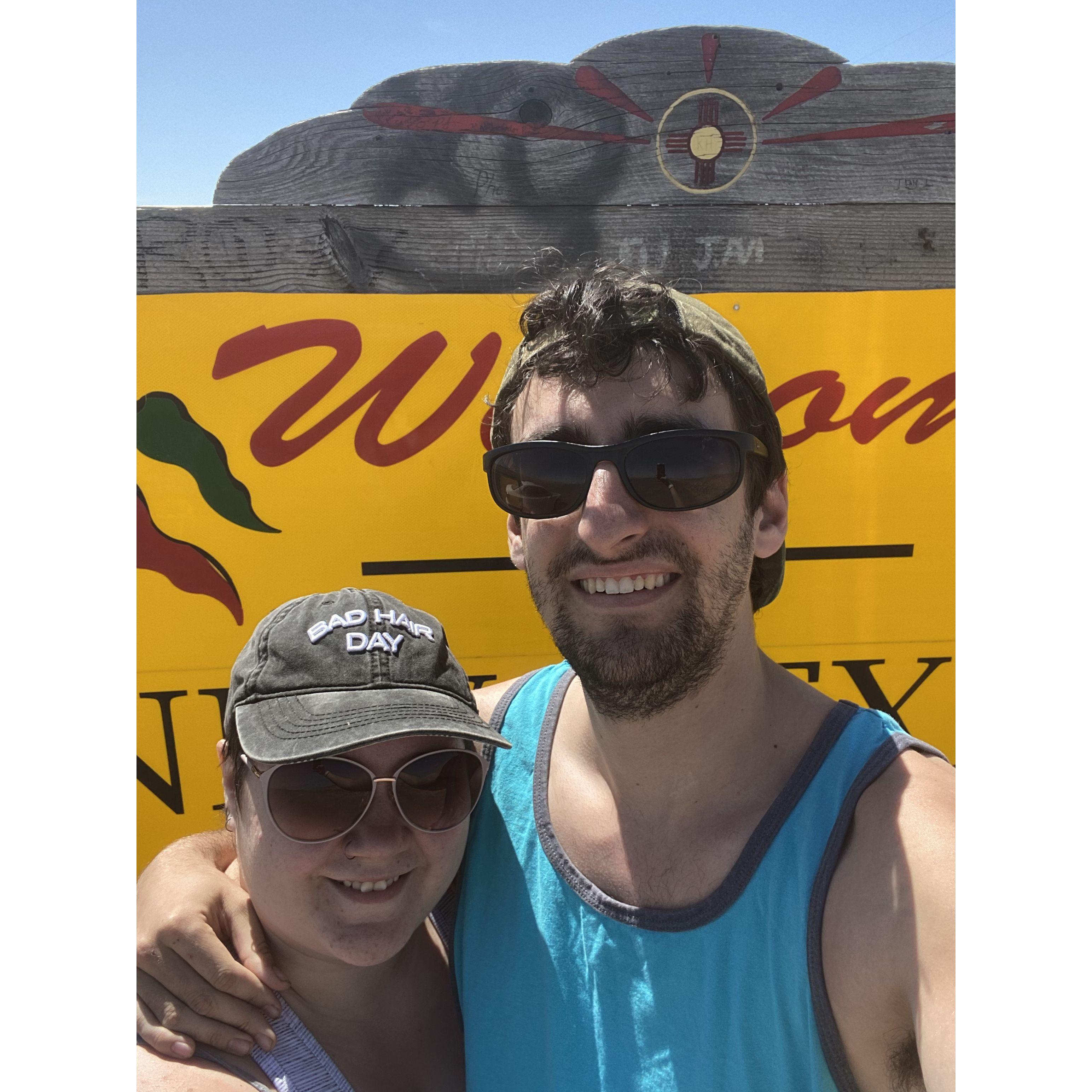 Our first trip to New Mexico to see Daniels Dad! This was also the same trip where Omega first met Bill!