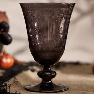 Smoked Thorny Floral Glass