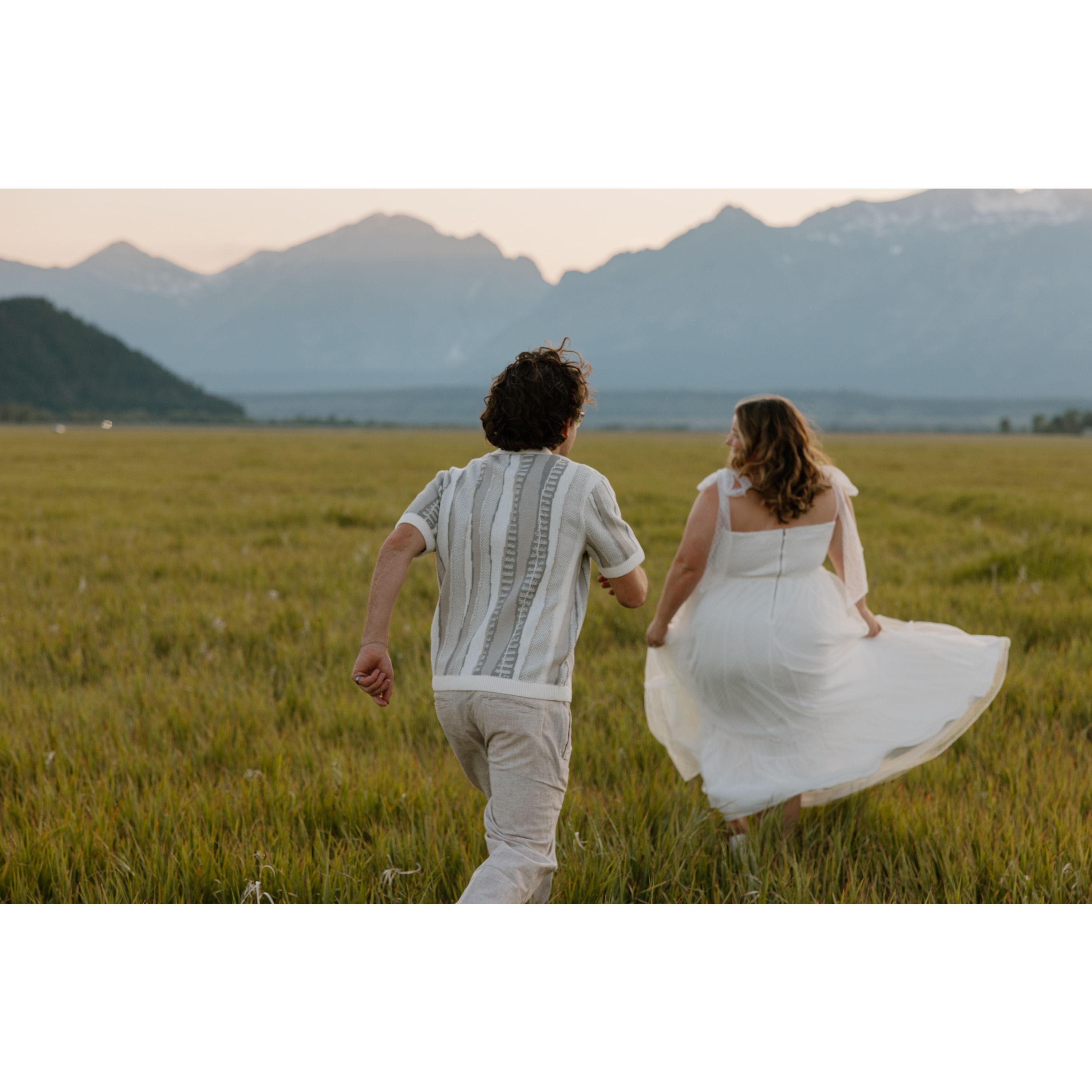 Our magical engagement session at Teton National Park!