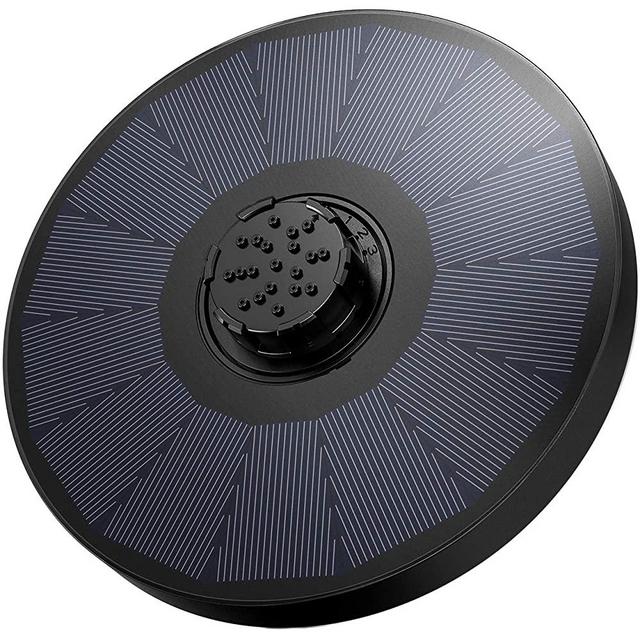 OKMEE Solar Fountain Upgraded 4-in-1 Nozzle, 2.2W Solar Powered Fountain Pump with 4 Water Styles, Solar Bird Bath Fountain for Bird Bath, Pond, Pool, Fish Tank, Aquarium and Garden