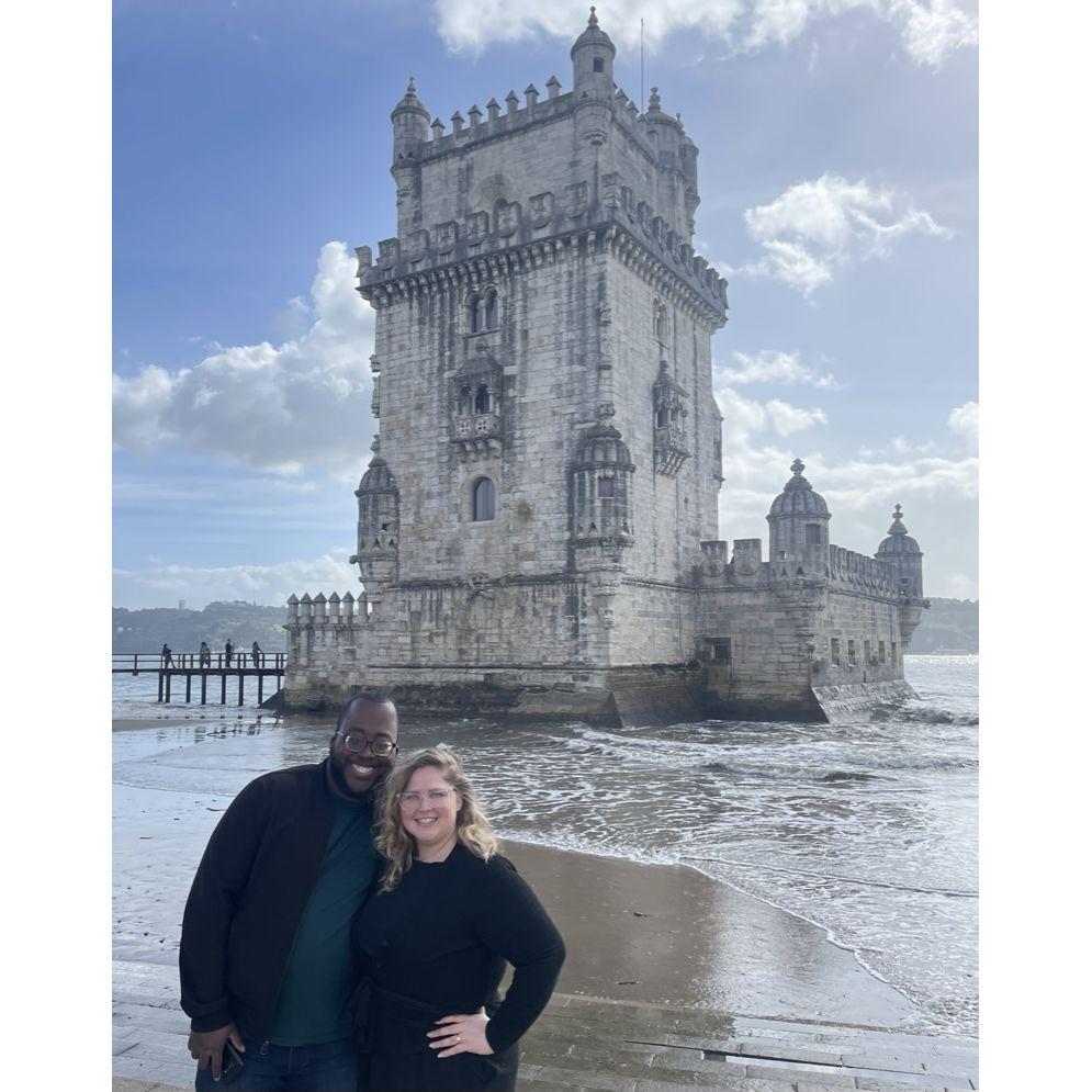 We got engaged in Portugal!!