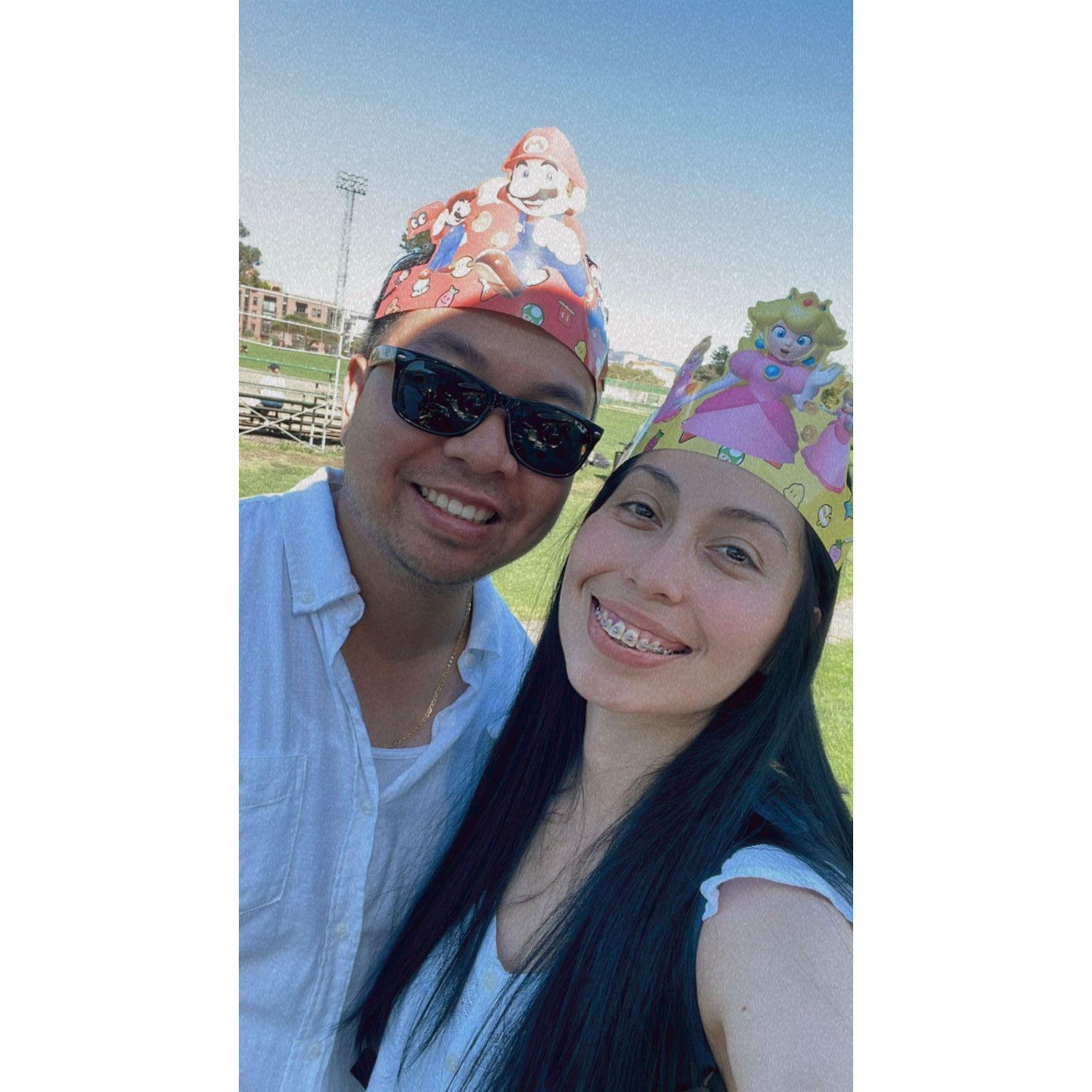 Looks like Mario finally got his Princess!